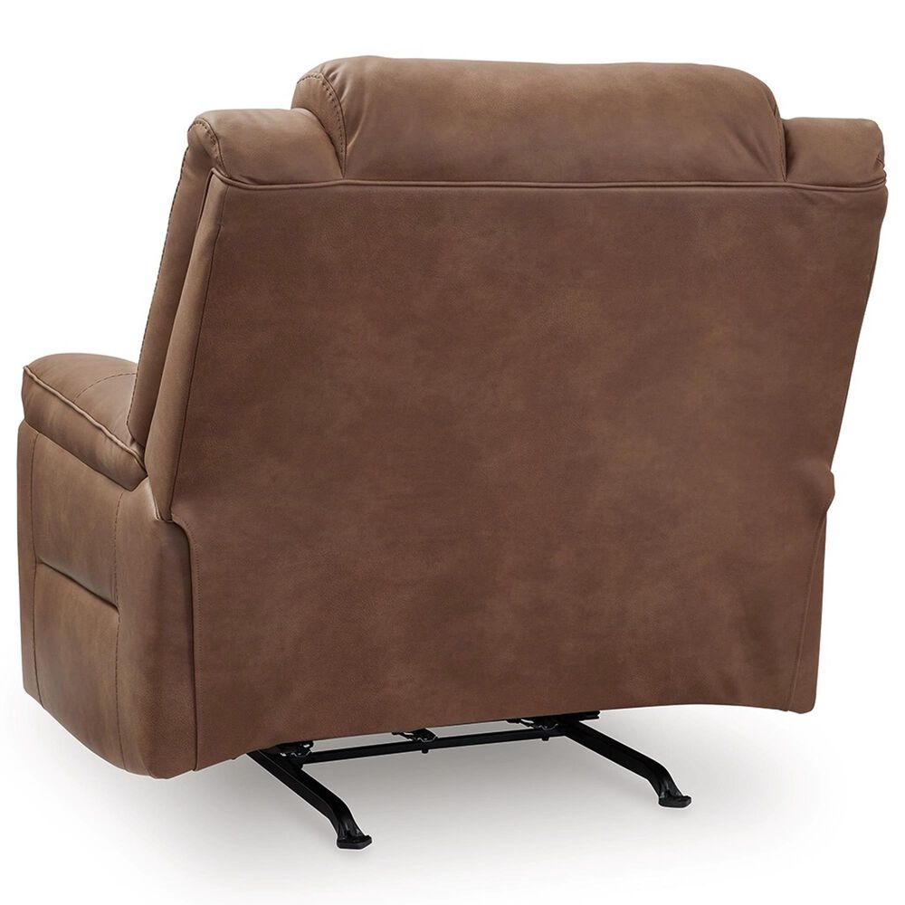Ashley Status Check Manual Rocker Recliner in Caramel, , large