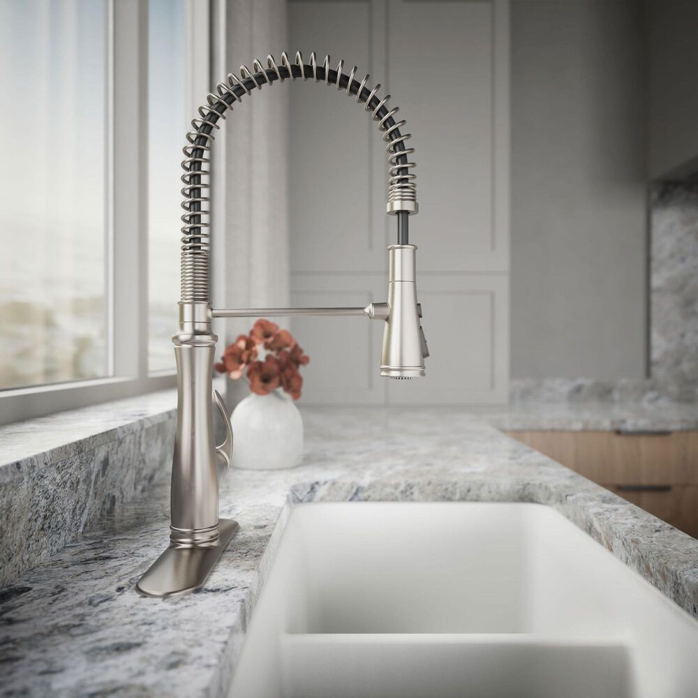 Kohler Bellera Semi-Professional Pull Down Kitchen Sink Faucet in Vibrant Stainless, , large