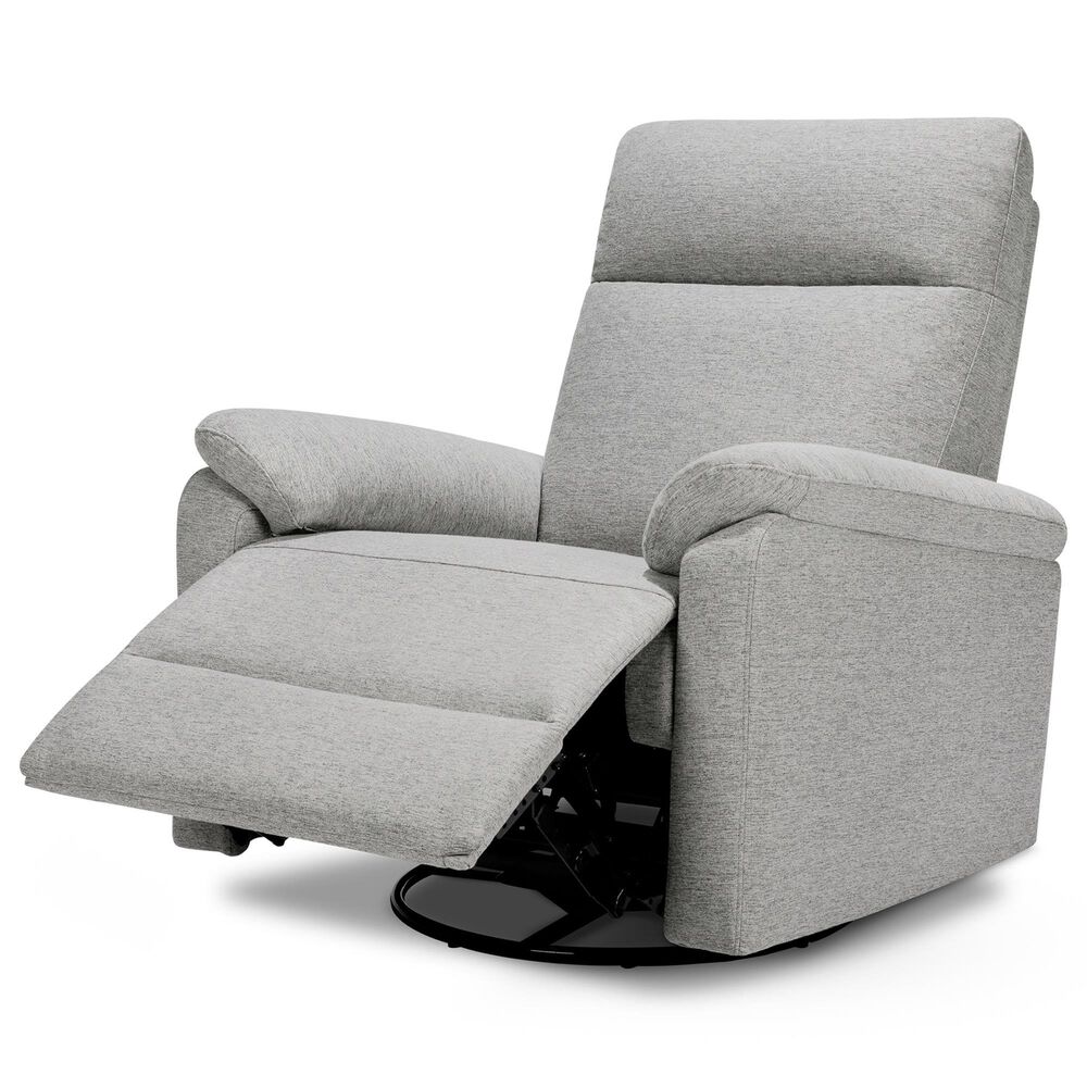 New Haus Suzy Swivel Glider Recliner in Frost Grey, , large