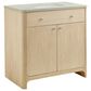 James Martin Vanities Gracyn 36" Single Bathroom Vanity in Coastal Driftwood with 3 cm Victorian Silver Quartz Top and Rectangular Sink, , large