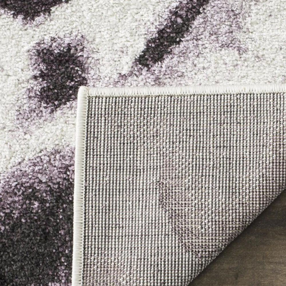 Safavieh Adirondack ADR127L 2&#39;6&quot; x 10&#39; Ivory and Purple Runner, , large