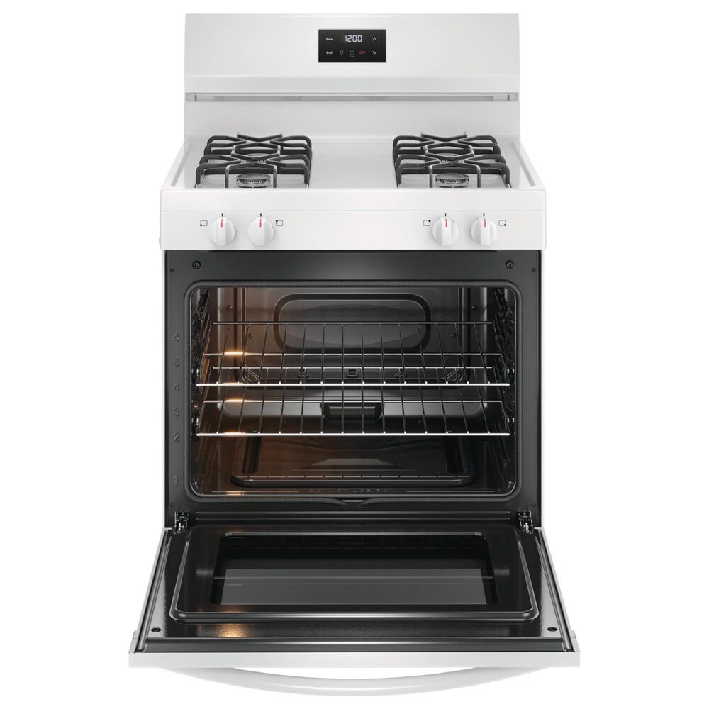 Frigidaire 30&quot; Freestanding Gas Range with 4 Burners in White, , large