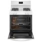 Frigidaire 30" Freestanding Gas Range with 4 Burners in White, , large