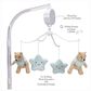 Lambs and Ivy Starlight Pooh Musical Baby Crib Mobile in Blue, Brown and Yellow, , large