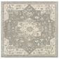 Surya Caesar 6" Square Charcoal, Taupe, Tan, Black, Light Beige and Brown Area Rug, , large