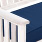 CorLiving Miramar 3-Piece Patio Chat Set in White/Navy Blue, , large