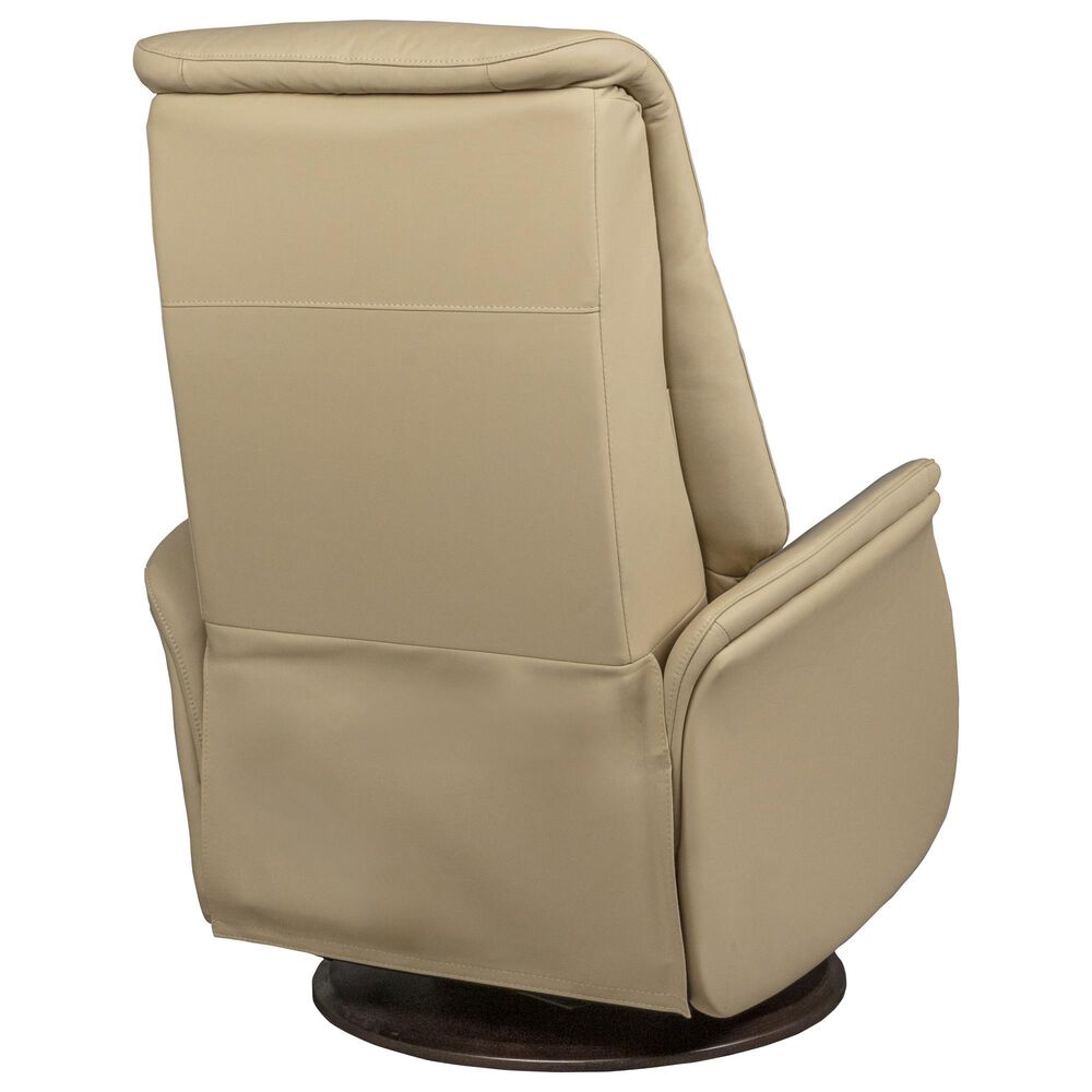 Italiano Furniture Royce Power Swivel Glider Recliner in Taupe, , large