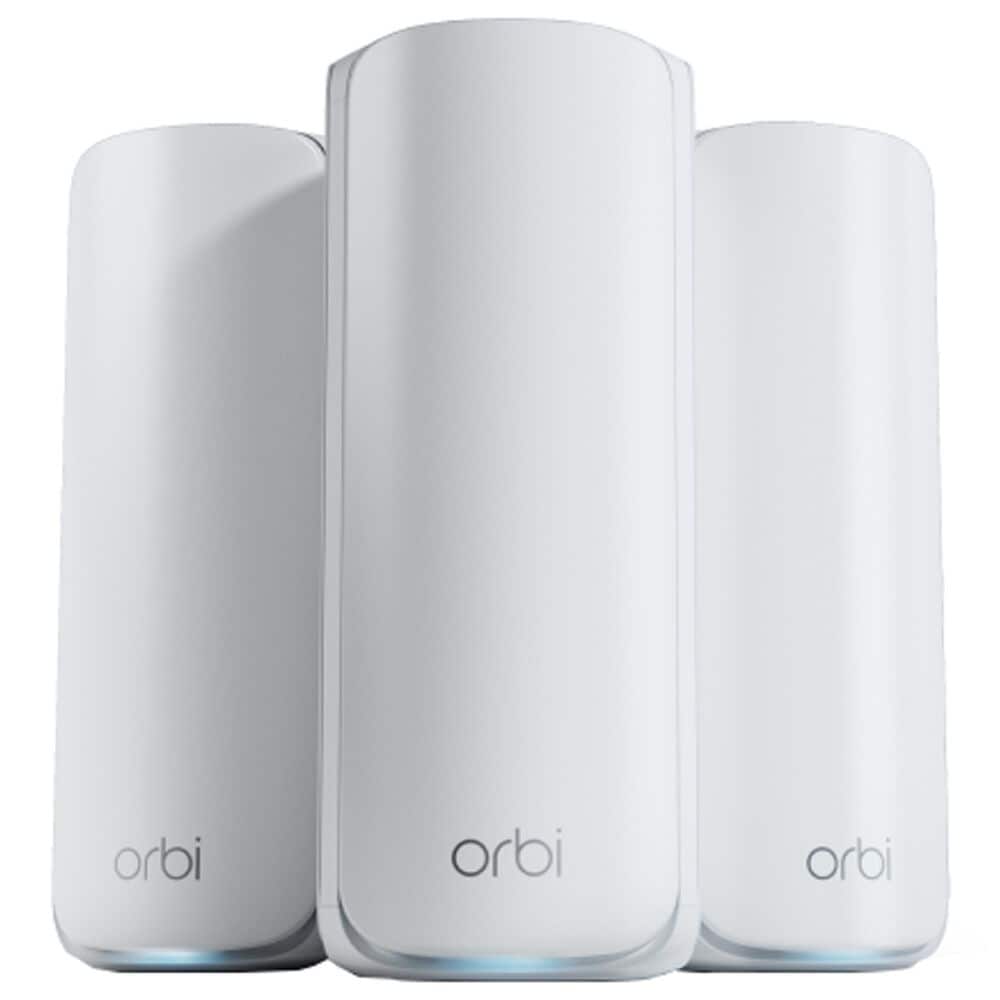 NETGEAR Orbi 770 Series 3-Pack? Tri-Band Wi-Fi 7 Mesh Router in White, , large