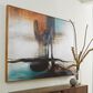 Ashley Brunonia 70.75" x 47.13" Wall Art in Teal, Orange and Black, , large