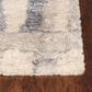 Kas Oriental Rugs Merino Cityscape 3"9" x 5"11" Ivory and Blue Area Rug, , large