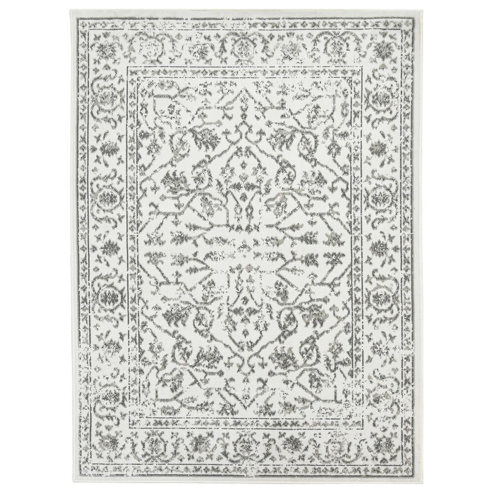 Amer Rugs Alpine 2"7" x 10" Light Gray Runner, , large