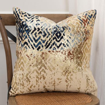 Rizzy Home Geometric 20" Poly Filled Pillow in Natural, , large