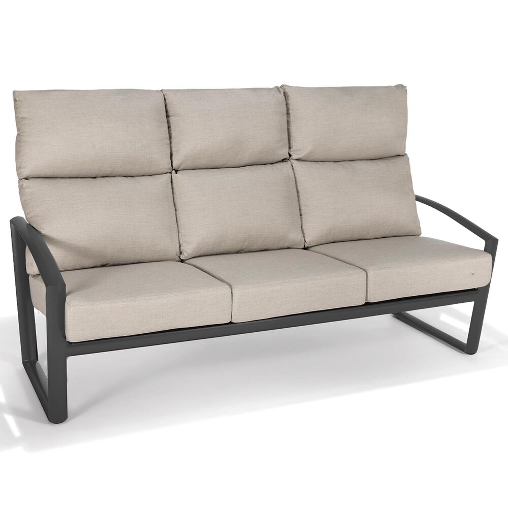 Winston Icon Patio Ultra High Back Sofa in Cast Silver, , large