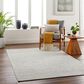 Surya Reika Off-White, Light Slate and Black 10" x 14" Indoor/Outdoor Area Rug, , large