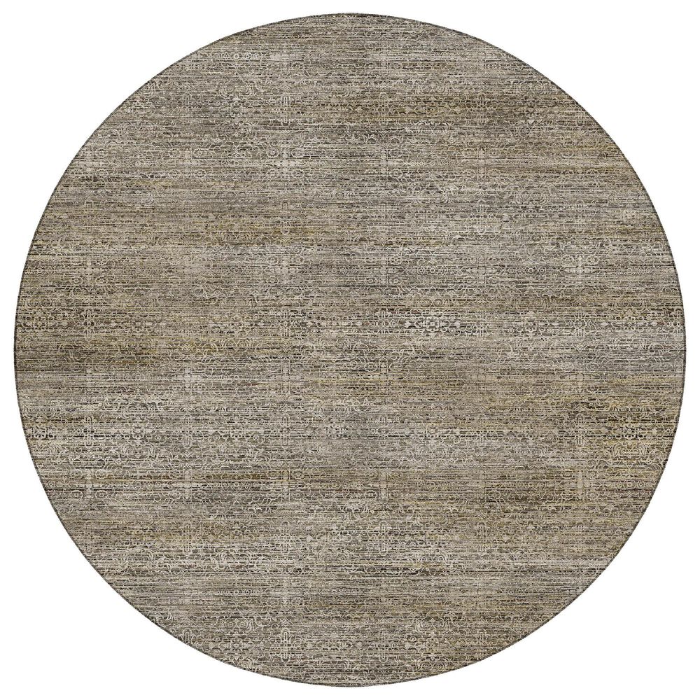 Dalyn Rug Company Vico VC9 Khaki 8" Round Area Rug, , large