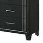 Crown Mark Charlie 4-Drawer Chest in Charcoal, , large