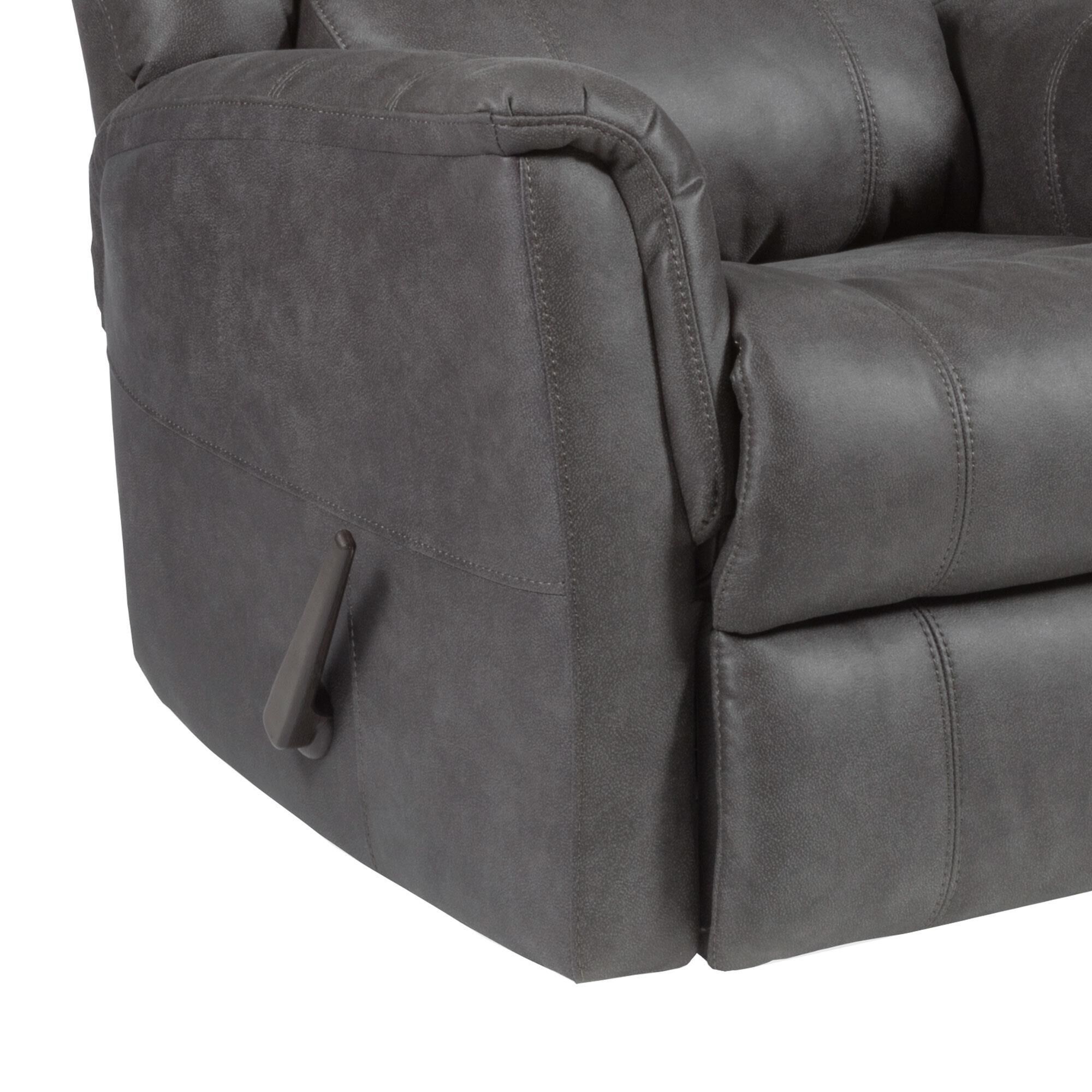 HomeStretch Swivel Glider Recliner in Venus Steel
