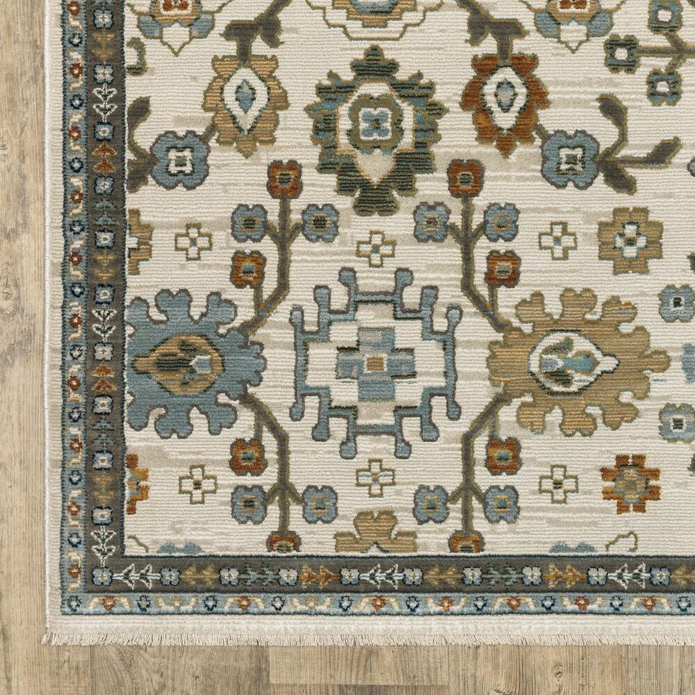 Oriental Weavers Keira Ivory and Multicolor 7&#39;10&quot; x 10&#39;10&quot; Area Rug, , large