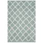 Safavieh Dallas Shag SGD258C-5 5"1" x 7"6" Seafoam/Ivory Area Rug, , large