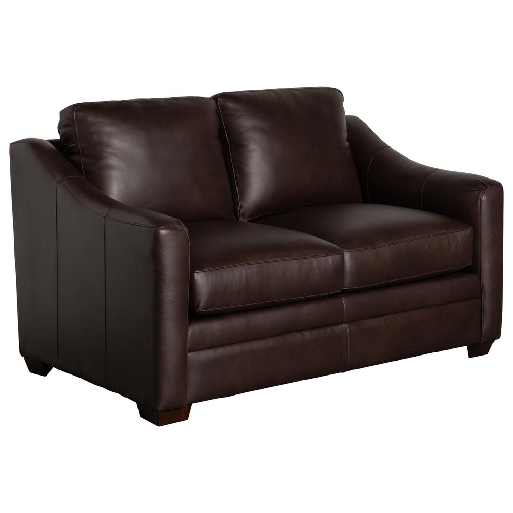Hickorycraft Furniture L9 Design Options Stationery Leather Loveseat, , large