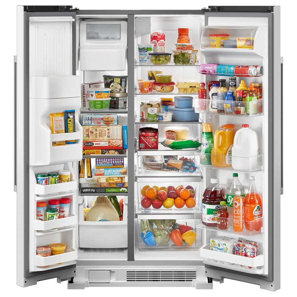 Maytag 25 Cu. Ft. Side-by-Side Refrigerator in White, , large