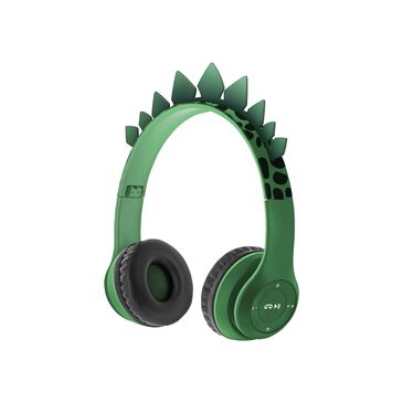 Sentry Dinosaur Kid Headphones in Green, , large