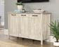 Sauder Horizontal Storage Cabinet in Chalk Oak, , large