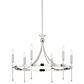Hudson Valley Lighting Gates 6-Light Chandelier in Polished Nickel, , large
