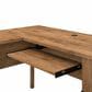 Bush Somerset 60" L-Shaped Desk with Hutch in Fresh Walnut, , large