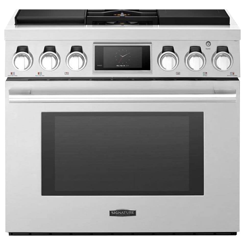 Signature Kitchen Suite 36&quot; Dual-Fuel Professional Range in Stainless Steel, , large