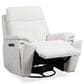 Flexsteel Refined Power Swivel Gliding Recliner with Power Headrest and Lumbar in Pearl, , large