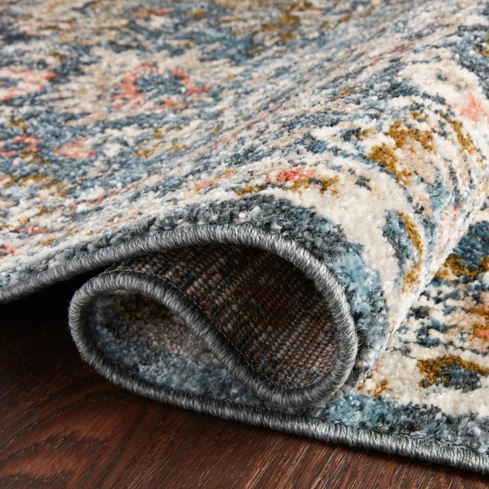 Loloi II Saban SAB-04 2&#39;7&quot; x 4&#39; Blue and Sand Area Rug, , large