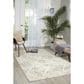 Nourison Damask DAS03 8" x 10" Ivory Area Rug, , large