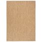 Nourison Horizon HOZ02 Natural 5" x 7" Indoor/Outdoor Area Rug, , large