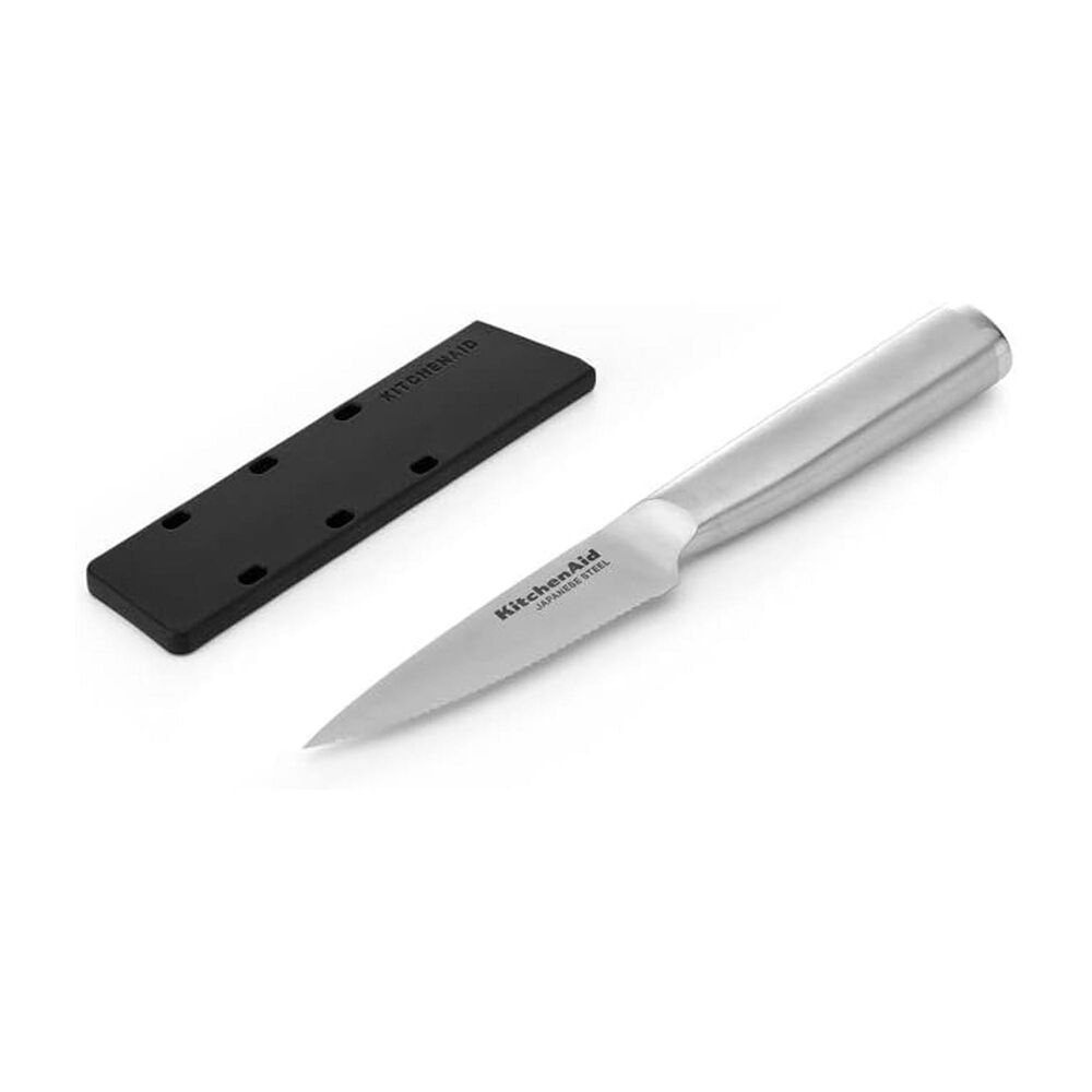 KitchenAid Gourmet 3.5&quot; Paring Knife with Blade Cover in Stainless Steel, , large