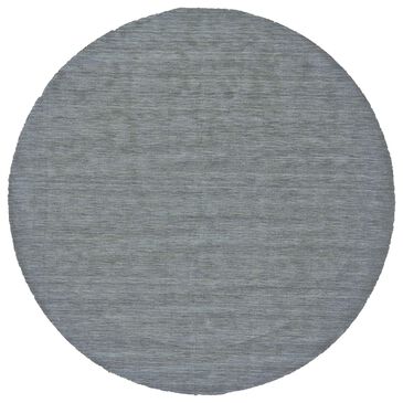 Feizy Luna 8" Round Smoke Area Rug, , large