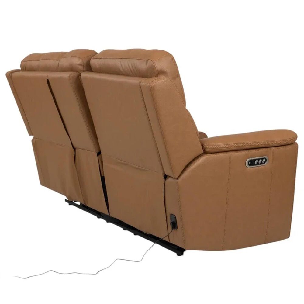 Mayberry Hill Mustang Power Reclining Loveseat in Aline Butternut, , large