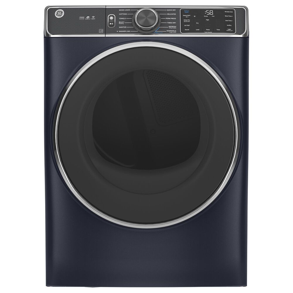 GE Appliances 7.8 Cu. Ft. Gas Dryer with Steam Cycle in Sapphire Blue, , large