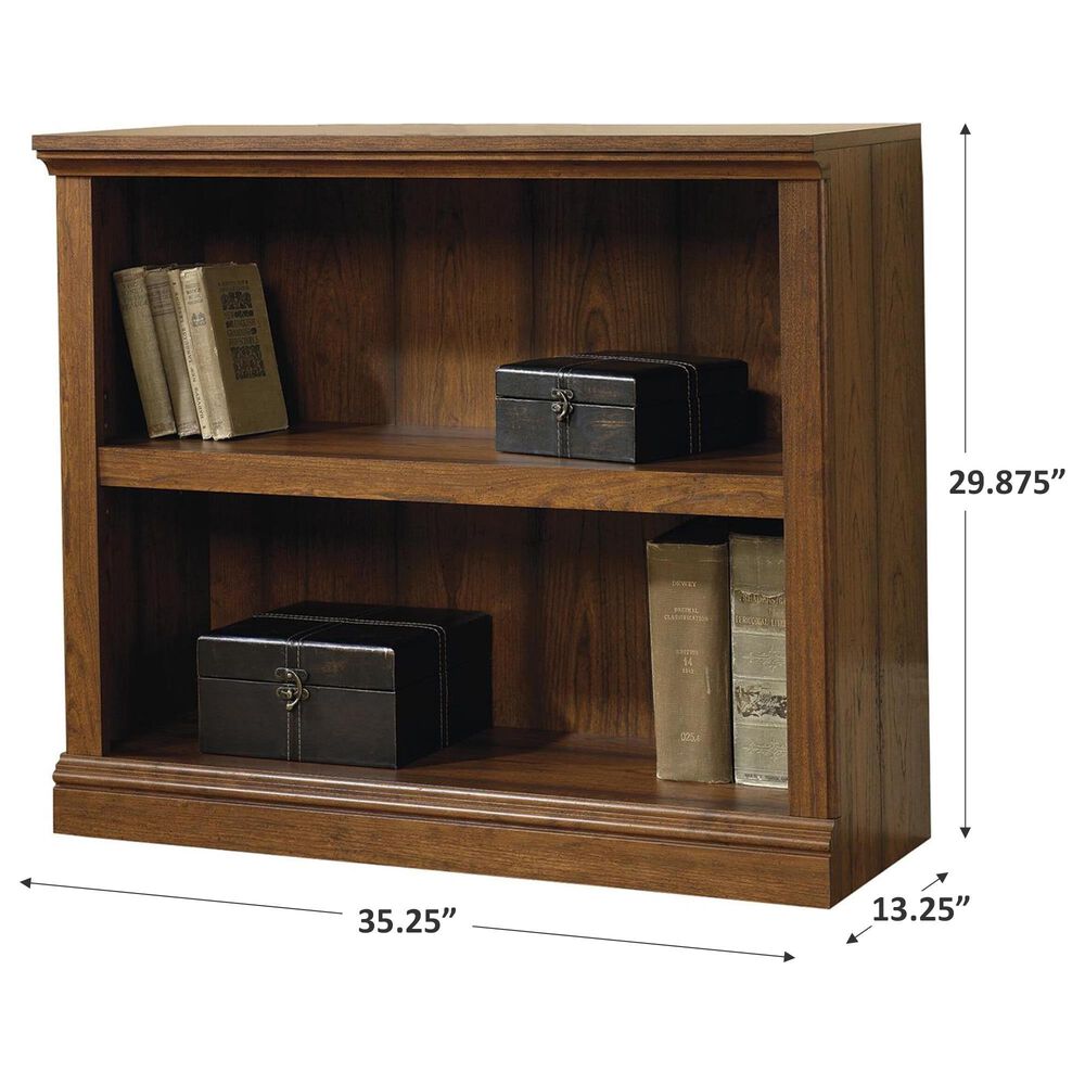 Sauder Sauder Select 2-Shelf Bookshelf in Washington Cherry, , large