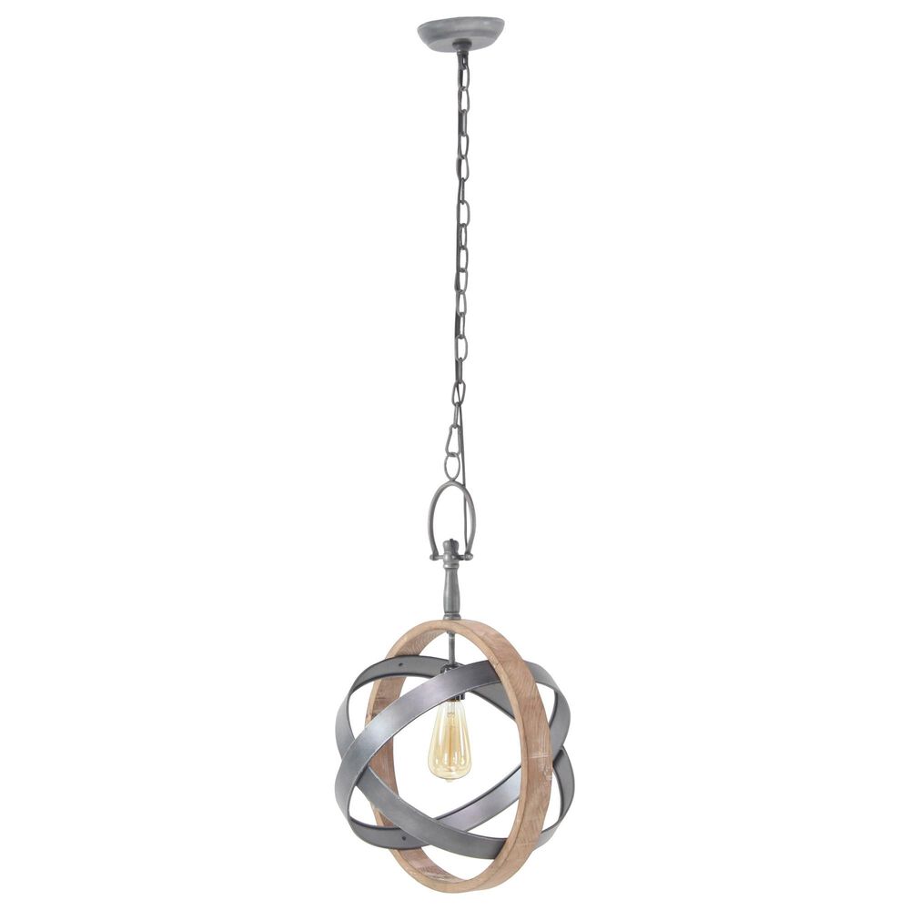 Maple and Jade Farmhouse Pendant in Black, , large