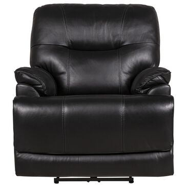 Interlochen Leather Power Recliner in Florida Black, , large