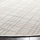 Safavieh Bermuda BMU802A 6"7" Round Ivory and Light Grey Indoor/Outdoor Area Performance Rug, , large