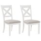 Ashley Robbinsdale Dining Chair Set of 2 in Antique White, , large