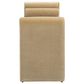 Jennifer Taylor Home Mason Arched Arm Bench with Bolster Pillows in Camel Brown Beige, , large