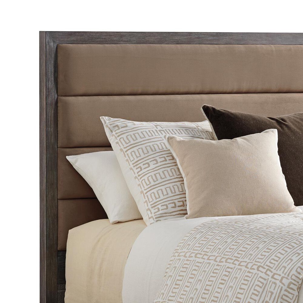 Lexington Furniture Santana Gramercy Upholstered Queen Bed in Gray, , large