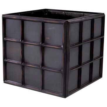 Eichholtz Grid Planter in Antique Bronze, , large