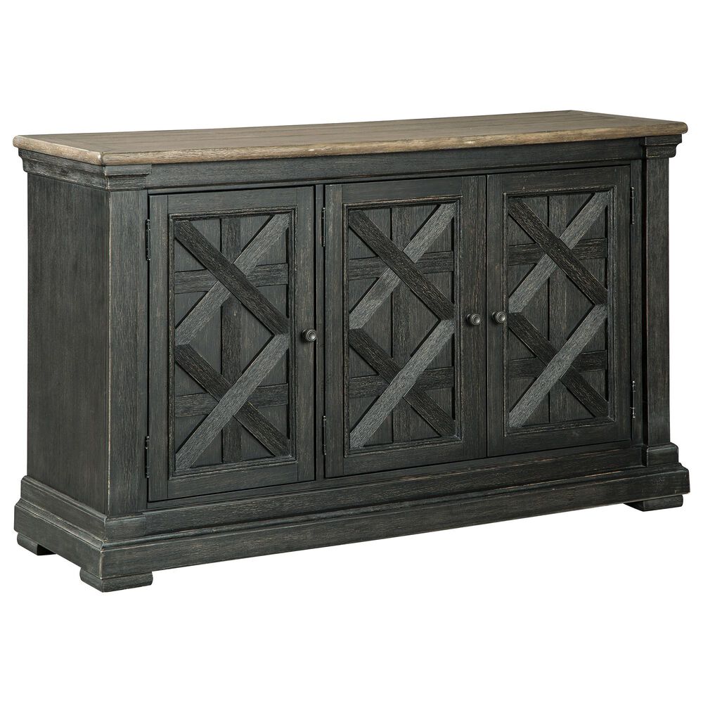 Ashley Tyler Creek Dining Room Server in Black and Gray, , large