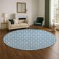 Dalyn Rug Company The Reserve TR10 Denim 8" Round Indoor/Outdoor Area Rug, , large