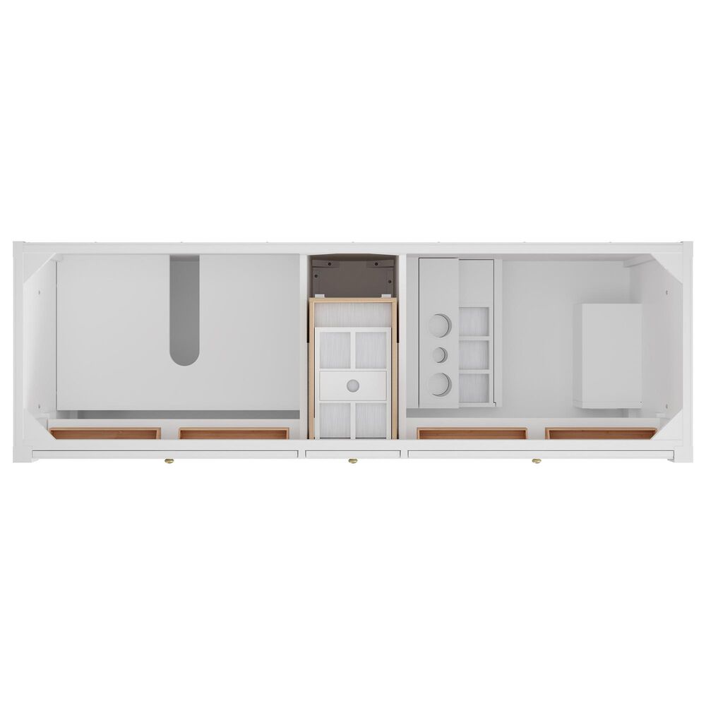 James Martin Bellshire 72" Double Bathroom Vanity in Bright White with 3 cm Tajnar Eclos Top, Rectangular Sinks and FreePower Wireless Charger, , large