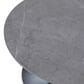 Leisuremod Verve 27" Coffee Table with Sintered Stone Top in Black and Grey, , large